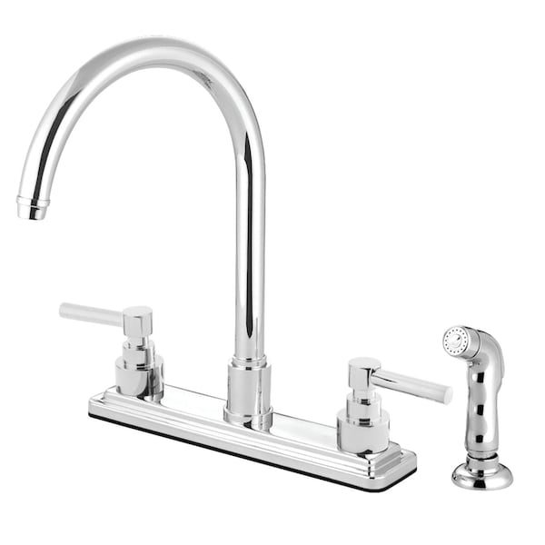 KS8791EL Elinvar 8" Centerset Kitchen Faucet, Polished Chrome